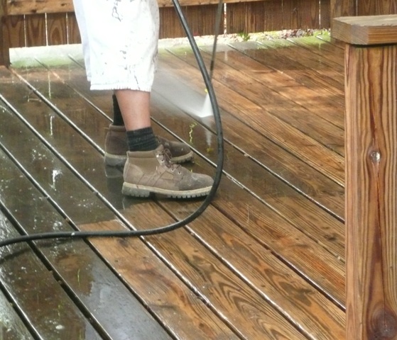 deck cleaning