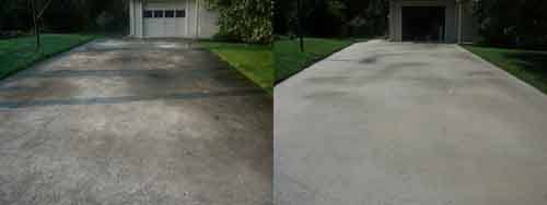 driveway pressure washing