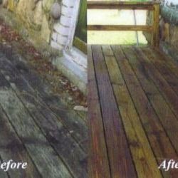 deck cleaning before and after thumbnail