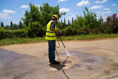 concrete cleaning