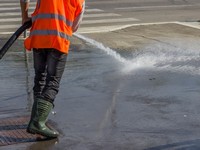 concrete and asphalt oil stain removal